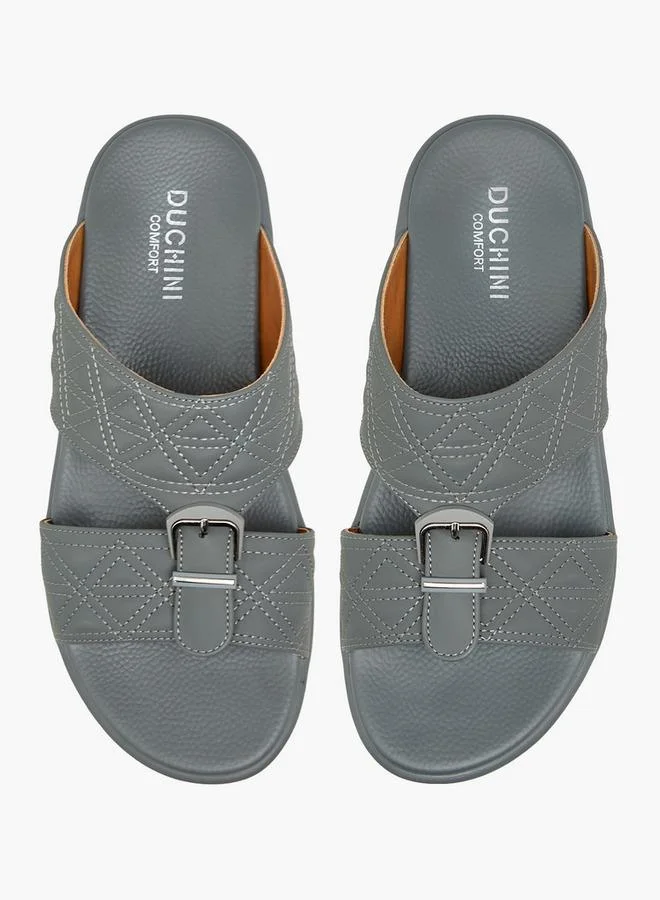 DUCHINI Men Buckle Accent Arabic Sandals Ramadan Collection